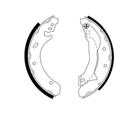 Fren Pabuçlu Balata Arka Ford Mondeo S.Wagon (GD)(1997->)  FORD ORJINAL 93BX2200CA