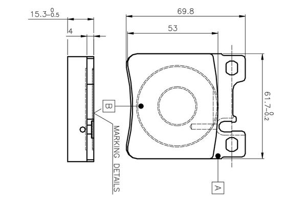 Fren Disk Balata Arka Mercedes E -Serisi S.Wagon (BM 210)(09.1997->)  BOSCH 0 986 TB2 022