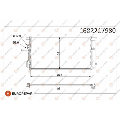 Klima Radyatörü  Hyundai Tucson (TL)(09.2015->)  EUROREPAR 1682217980