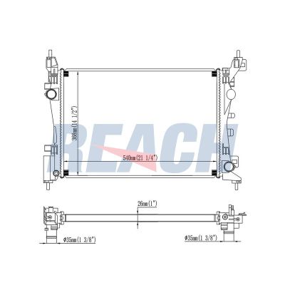 Su Radyatörü  WENDERPARTS MA2465001203
