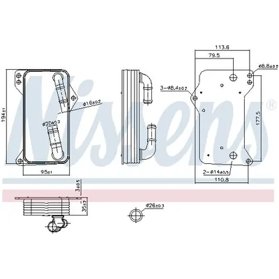 Şanzıman Yağ Soğutucu  Volkswagen Polo VI (AW1)(08.2017->2021)  BSG 90-506-031