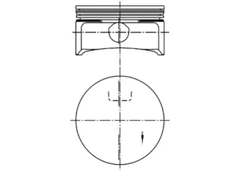 Piston (80.50MM-0.50)  KING PISTON 18-3010800  5623219 24407340 24455921 55353395 5623167 56 23 167 56 23 219 5623071 90536041