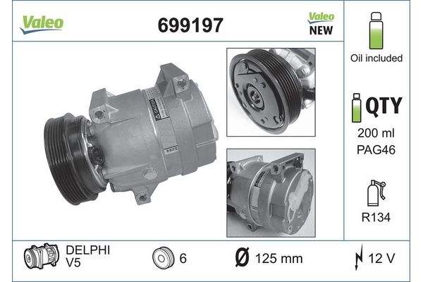 Klima Kompresörü  VALEO 699197
