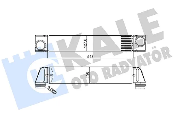 Turbo Radyatörü  Land Rover Range Rover (LM)(01.2002->)  KALE 352440