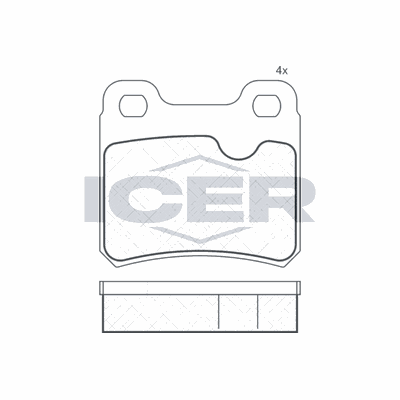 Fren Disk Balata Arka KALE BALATA 21140 157 04 ANS KD13