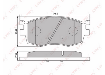 Fren Disk Balata Ön MANDO MBF015324  MBF015324 581011GA00 58101-1GA00 581011GE00 58101-1GE00