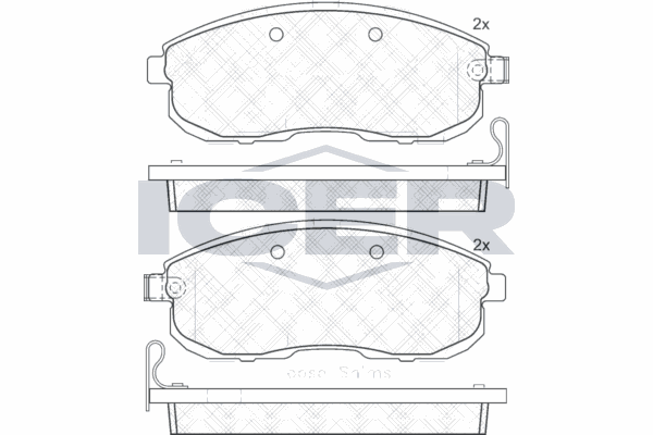 Fren Disk Balata Ön Nissan Teana (L33R)(03.2014->)  OTOZONE FDO9156-R