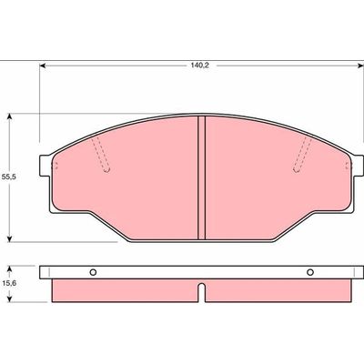 Fren Disk Balata Ön Toyota Land Cruiser (J7)(1982->)  FROW 551.1101.028