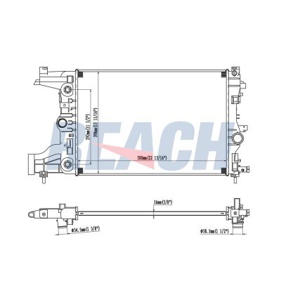 Su Radyatörü  MANDO HC253103K860