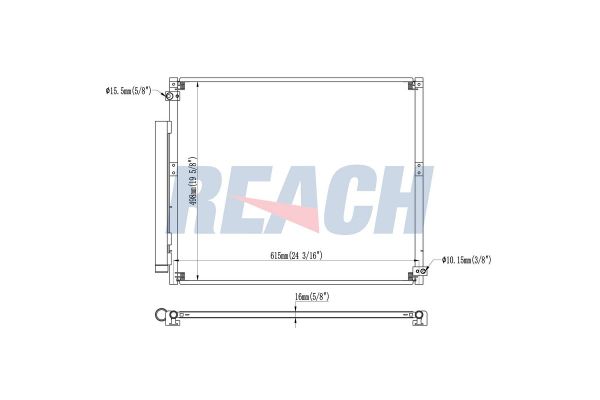 Klima Radyatörü  Toyota Land Cruiser (J12)(2003->)  DENSO DCN50051