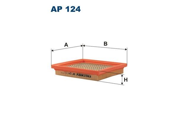 Hava Filtresi  Nissan Micra (K11)(08.1992->)  FILTRON AP 124
