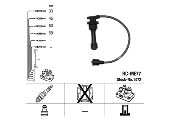 Buji Kablosu  NGK 5072  MD195228