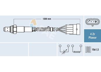 Oksijen (Lambda) Sensörü  FAE 77363  46805753 46805754
