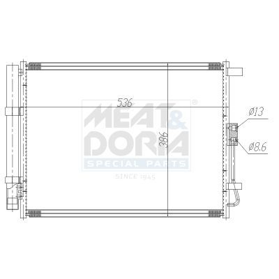 Klima Radyatörü  OPTIMUM 97606A5801