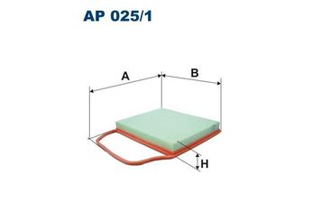 Hava Filtresi  FILTRON AP 025/1  13717556961 13 71 7 556 961