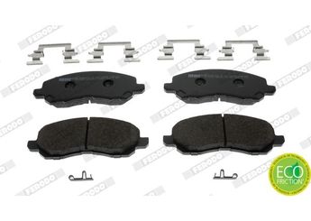 Fren Disk Balata Ön FERODO FDB1621  MN102618 5191217AA 5191231AA 68020494AA 68020494AB 68035576AA V1015576AA 1607690380 1607690480 5191229AA 5191244AA V1010494AA V1010494AB 4605A261 4605A491 4605A557 4605A879 4605B163 MR527674 MR527675 MR569403 MR727674 MZ690186