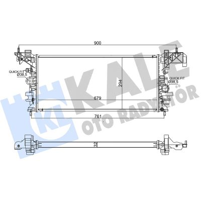Su Radyatörü  KALE 363615