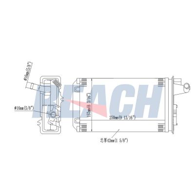 Kalorifer Radyatörü  Alfa Romeo GTV (163)(1995->)  SWAPP 75102