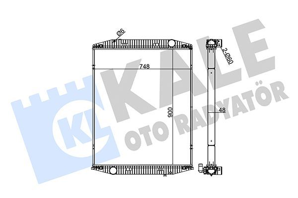Su Radyatörü  KALE 350235