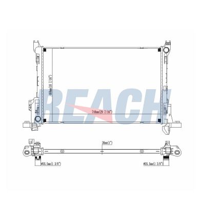 Su Radyatörü  Fiat Talento Minibüs (296)(06.2016->)  SWAPP 73042
