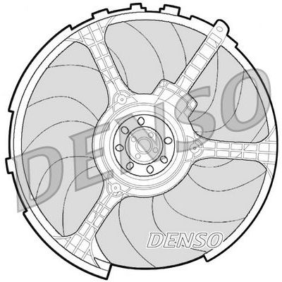 Radyatör Fan ve Motoru  Abarth Stilo (192)(2001->)  DENSO DER09063