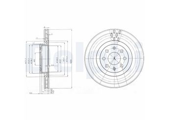 Fren Disk Ayna Ön Sağ ve Sol DELPHI BG3944  55700922 55700923 55702646 6001073181 71772815 71773402 71773404 5569025 93188918