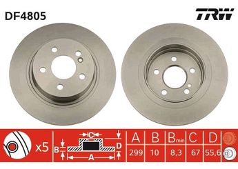 Fren Disk Ayna Arka Sağ ve Sol OTOZONE BD6055  A2044231512 2044230612 204 423 06 12 2044230912 204 423 09 12 2044231512 204 423 15 12 A2044230612 A 204 423 06 12 A2044230912 A 204 423 09 12 A 204 423 15 12