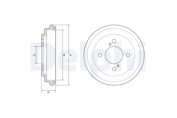 Kampana Arka Sağ veya Sol DELPHI BF646