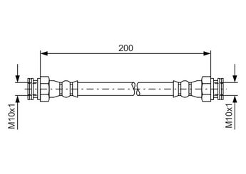 Fren Hortumu Arka Sağ veya Sol MGA 51123  71737643 5944002 7563852 95599101 95 599 101 5985946 0000005985946 0000071737643 5968667 71736914 7603330