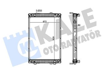 Su Radyatörü  VEKA 16-1827  16M0038064AB