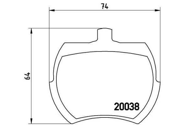 Fren Disk Balata Ön MG Rover Mini (1979->12.2000)  BREMBO P 52 002