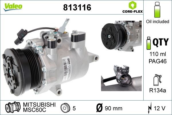 Klima Kompresörü  VALEO 813116