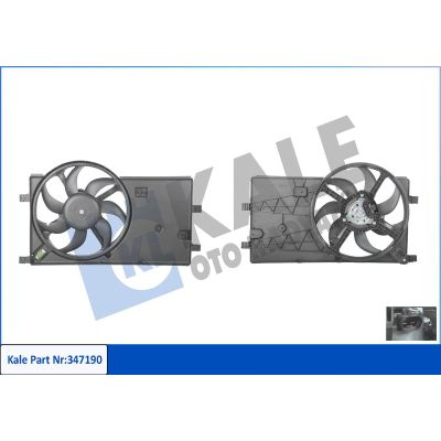 Radyatör Fan ve Motoru  KALE 347190
