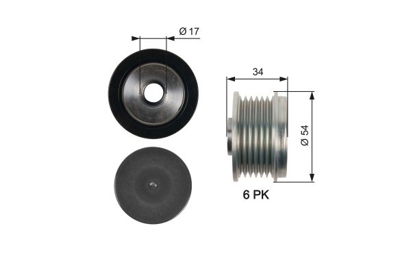 Alternatör Kasnağı  VALEO 595292