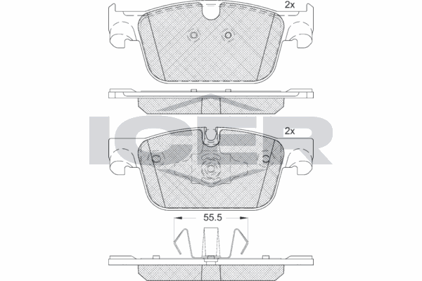 Fren Disk Balata Ön RECOVER 74451