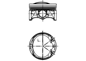 Piston (82.51MM-STD)   KOLBENSCHMIDT 40251600  6H107065T 6H107065BK 6H107065F 6H107099AE 06H 107 099 AE 06H 107 065 F 06H107065BK 06H107065T 6J107065AG 06J 107 065 AG
