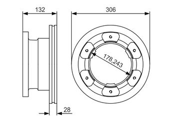 Fren Disk Ayna Arka Sağ ve Sol RECOVER 5600  986479A35 2996049