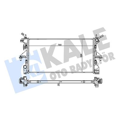 Su Radyatörü  Citroen Jumper Kombi (06.2014->)  KALE 355660