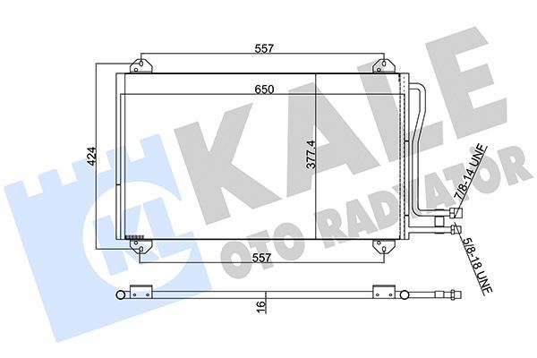 Klima Radyatörü  KALE 381100