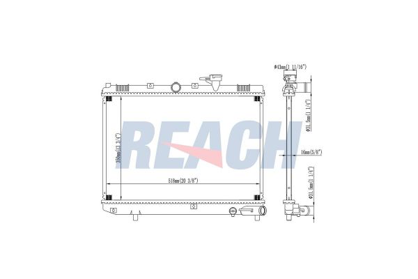 Su Radyatörü  RADISEN RR 66624
