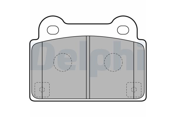 Fren Disk Balata Arka Mitsubishi Lancer Sedan (CY0)(2007->)  DELPHI LP2177