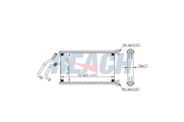 Kalorifer Radyatörü  Mercedes E -Serisi Coupe (BM 238)(12.2016->)  MGA 81319