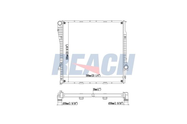 Su Radyatörü  BMW X5 Serisi (E53)(2000->)  MAHLE CR 567 000P