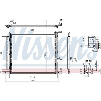 Klima Radyatörü  Ford Ranger (TKE)(2011->)  FORD ORJINAL AB3919710AF