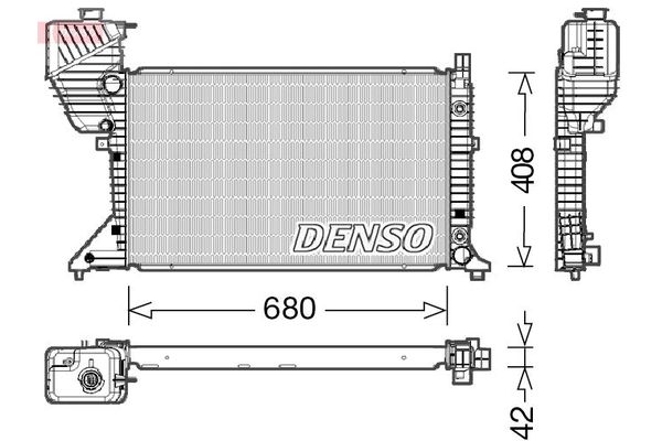 Su Radyatörü  DENSO DRM17019