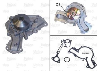 Devirdaim Su Pompası  VALEO 506633  MD972005 MD997643