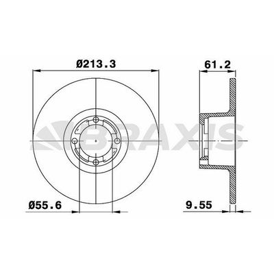 Fren Disk Ayna Ön Sağ ve Sol BRAXIS AE0332