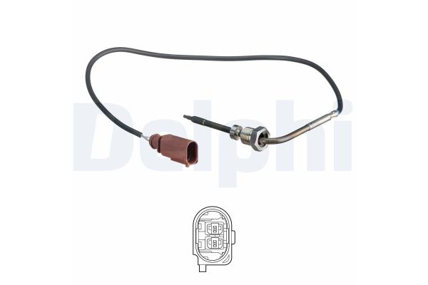 Egzoz Sıcaklık Sensörü  Audi Q7 (4L)(03.2006->)  DELPHI TS30184