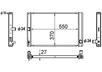 Su Radyatörü  MAHLE CR 1865 000S  1685001202 164000N060