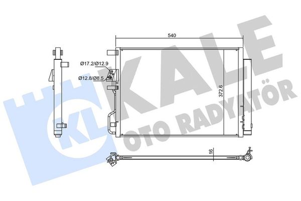 Klima Radyatörü  KALE 382610